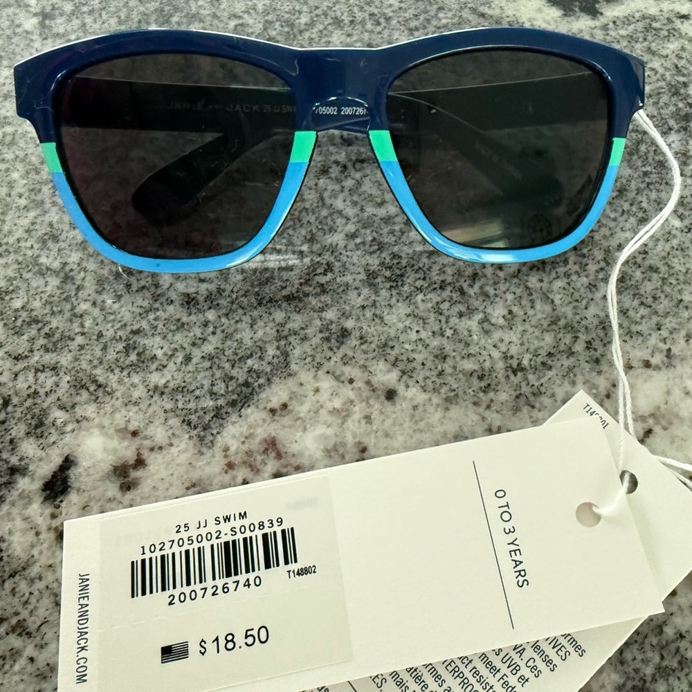 NWT Janie and Jack Blue Sunglasses